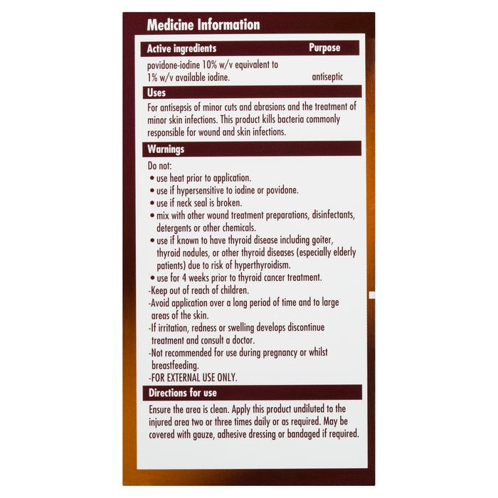 Betadine Antiseptic Liquid 100ml