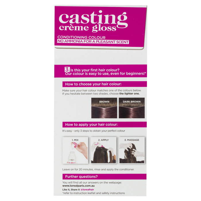 L'Oreal Casting Crème Gloss 412 Iced Cocoa