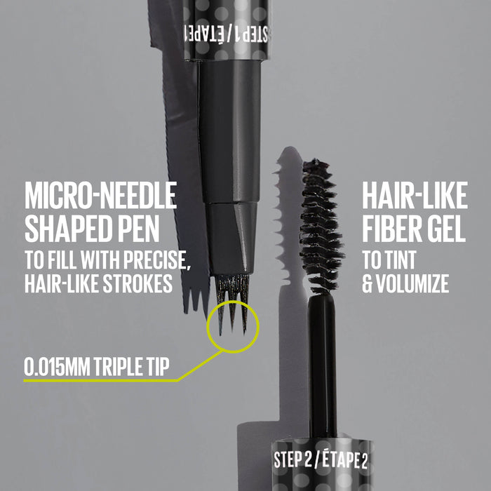 Maybelline Brow Inserts Multiplying Tool Black Brown (Carded)