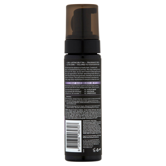 Le Tan Uber Stay Foam Violet Base 200ml