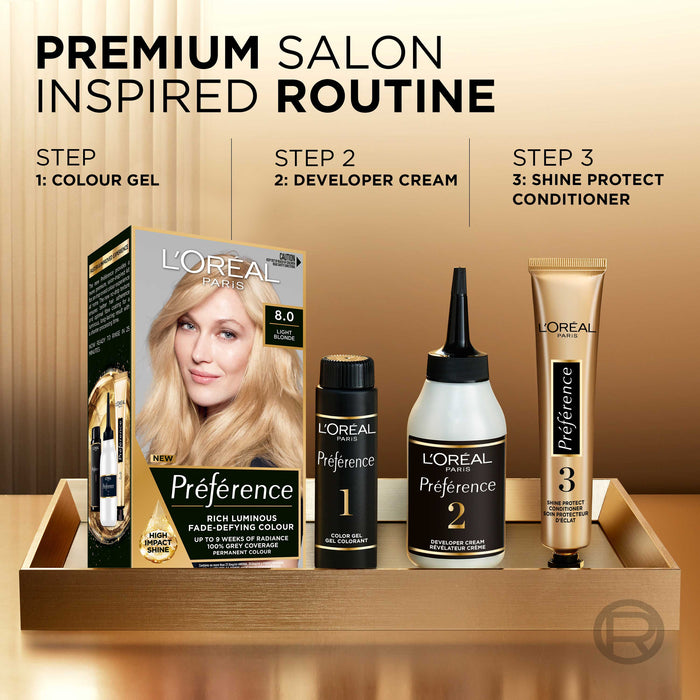 L'Oreal Preference 8 California Light Blonde