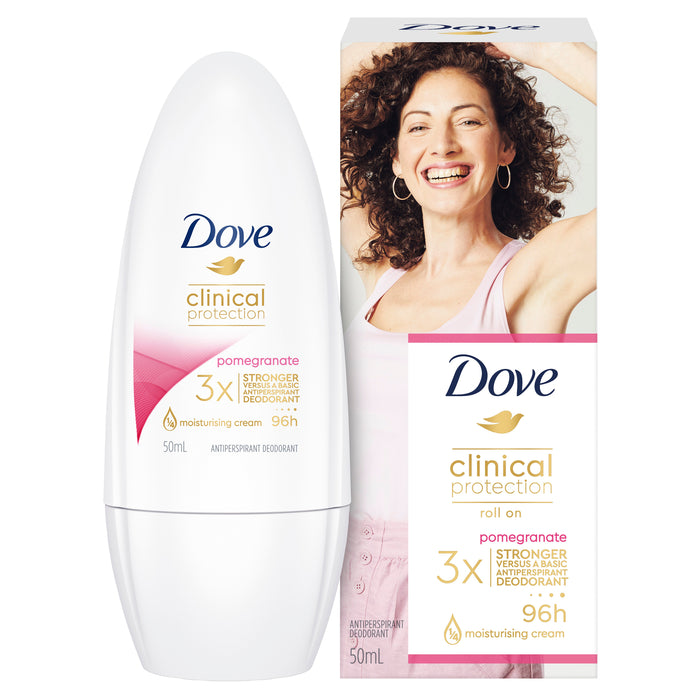 Dove Women Clinical Anti Perspirant Deodorant Roll On Pomegranate 50ml.