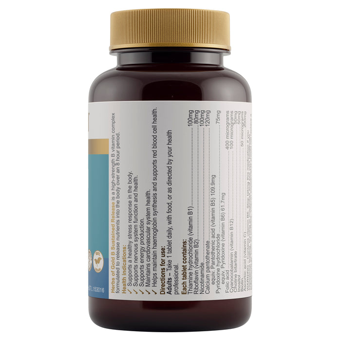 Herbs Of Gold B Complete Sustained Release 60 Modified Release Tablets.
