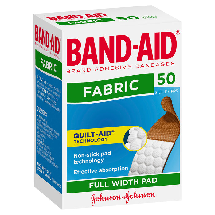 Band-Aid Brand Adhesive Bandages Fabric 50.