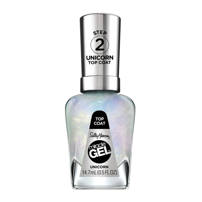 Sally Hansen Miracle Gel Unicorn Top Coat.
