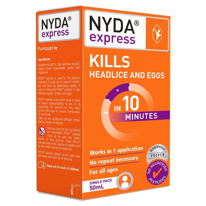 Brauer Nyda Express Headlice Treatment 50ml