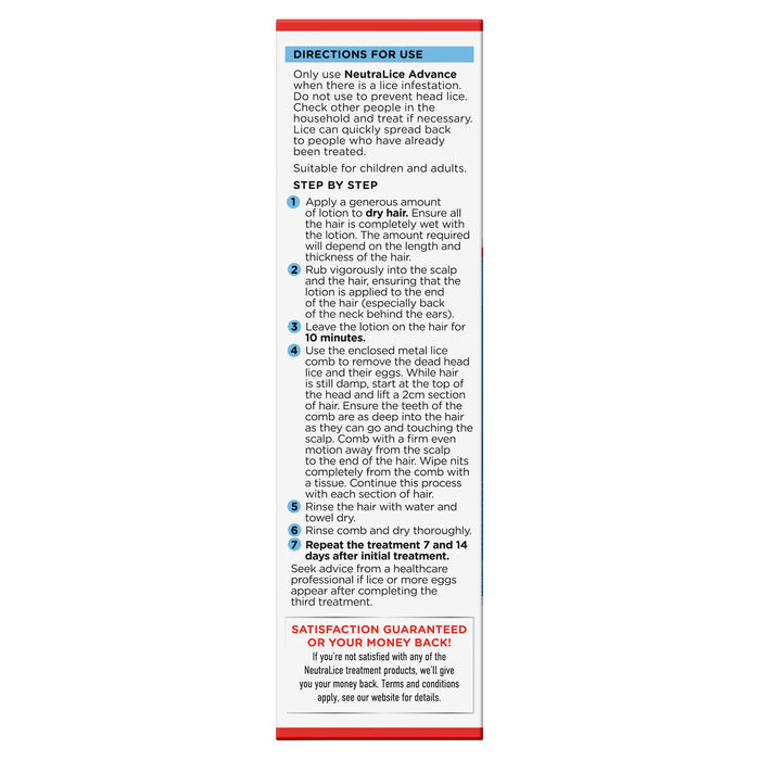 Neutralice Advance Lotion Kit 200ml.