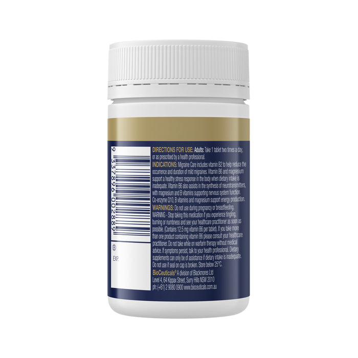 Bioceuticals Migraine Care 120 Tablets