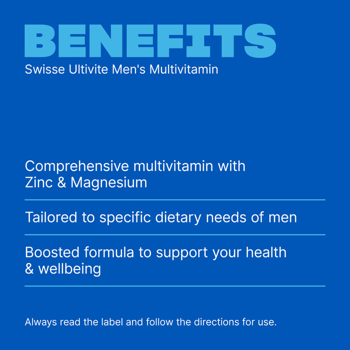 Swisse Mens Ultivite Multivitamin 120 Tablets.