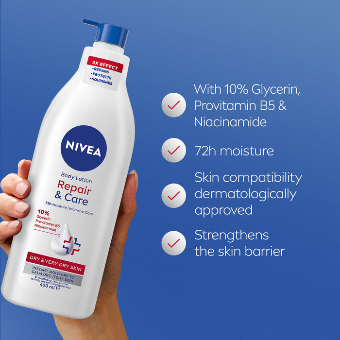Nivea Body Repair & Care Lotion 400ml