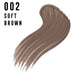 Max Factor 2000 Calorie Brow Sculpt Volumising Brow Gel Soft Brown.