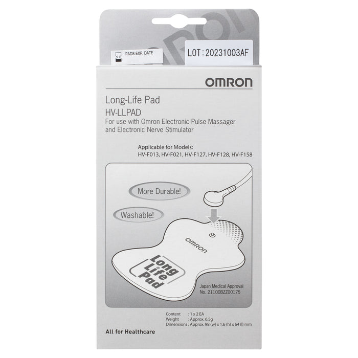Omron TENS Long Life Pads - 1 Set- 2 Piece
