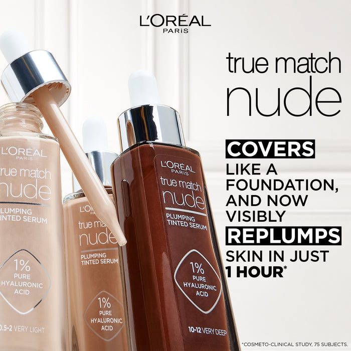 L'Oreal True Match Nude Plumping Tinted Serum 3-4 Light to Medium.