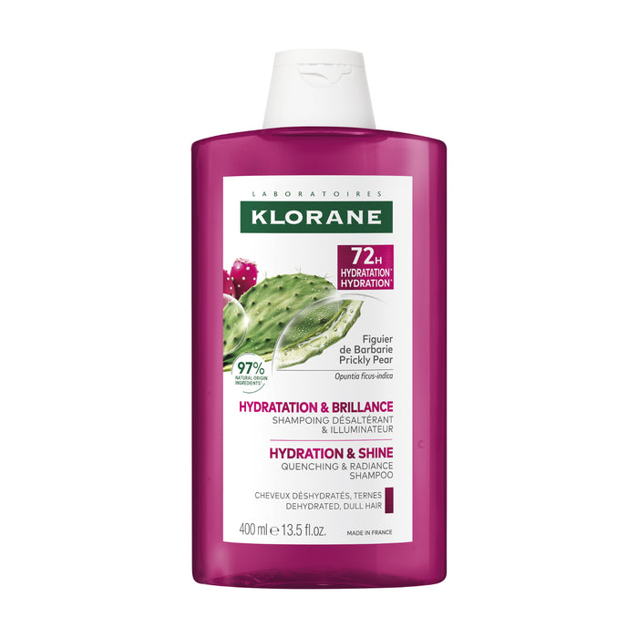 Klorane 72Hr Hydration & Shine Prickly Pear Shampoo 400ml