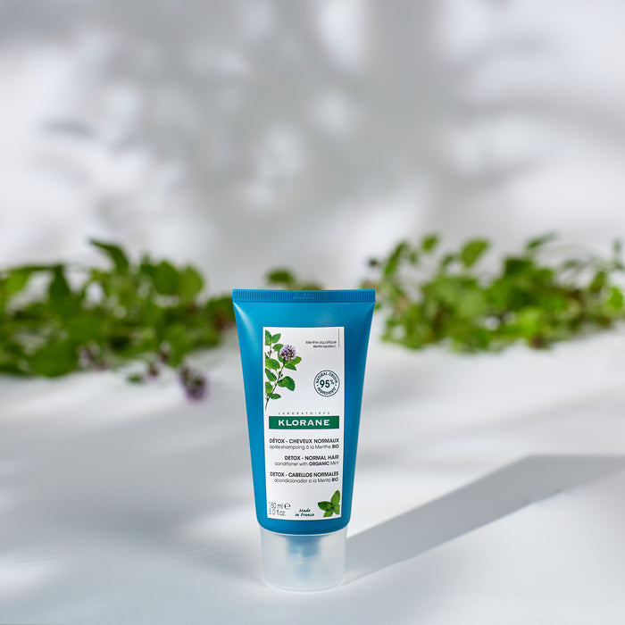 Klorane Detox Normal Hair Organic Mint Conditioner 150ml