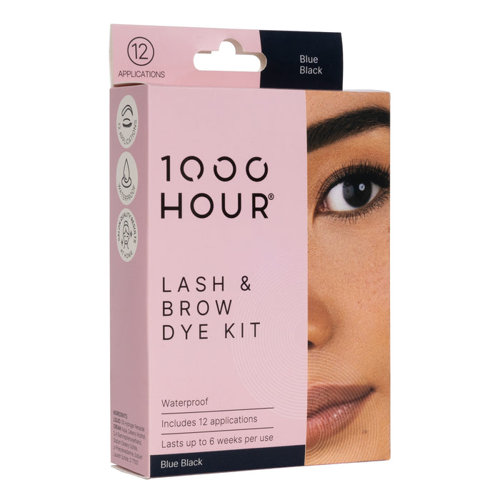 1000 Hour Eyelash and Brow Dye Kit Blue/Black.