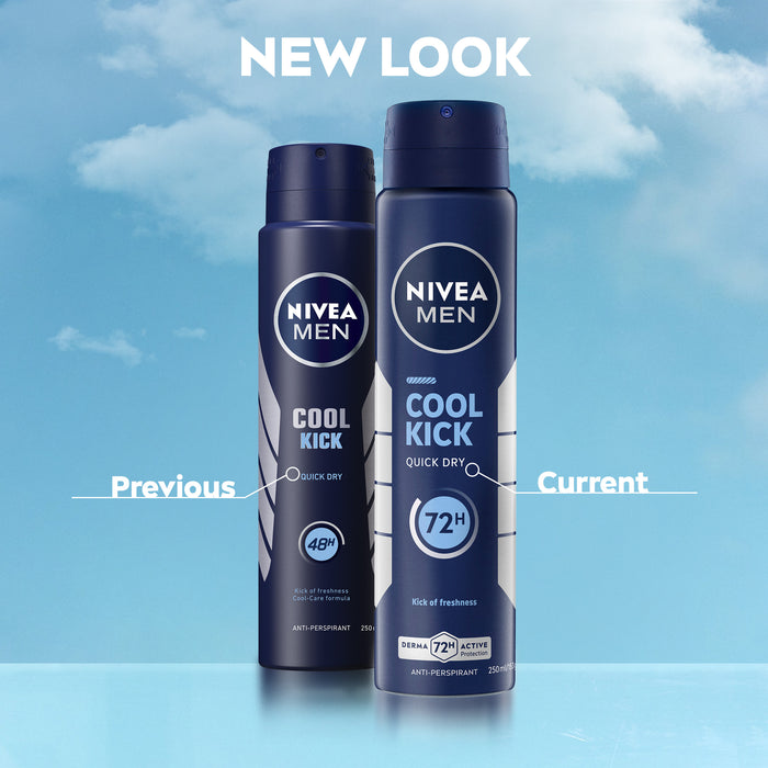 Nivea Men Deodorant Cool Kick Aerosol 250ml
