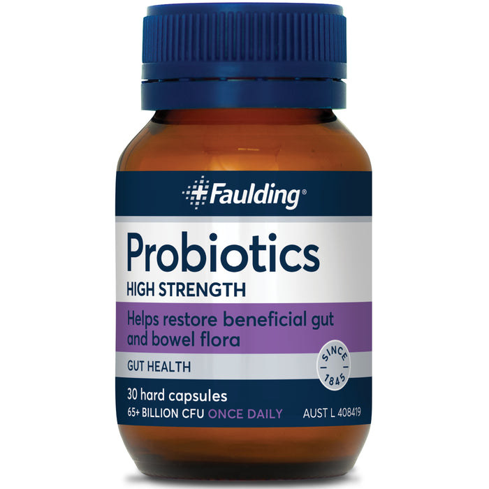 Faulding Probiotic Hi Strength 65 Billion 30 Capsules