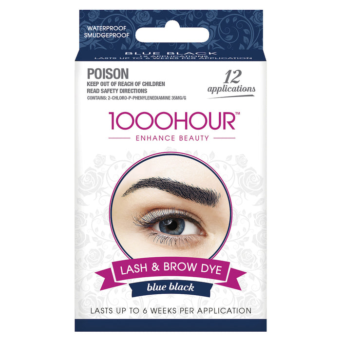 1000 Hour Eyelash and Brow Dye Kit Blue/Black