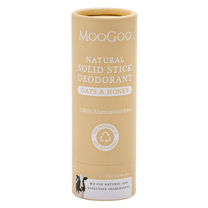 MooGoo Deodorant Stick Oats & Honey 65g.