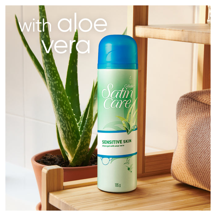 Gillette Satin Shaving Gel Sensitive 200ml