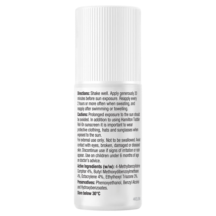 Hamilton Sunscreen Toddler Roll On SPF 50+ 50ml