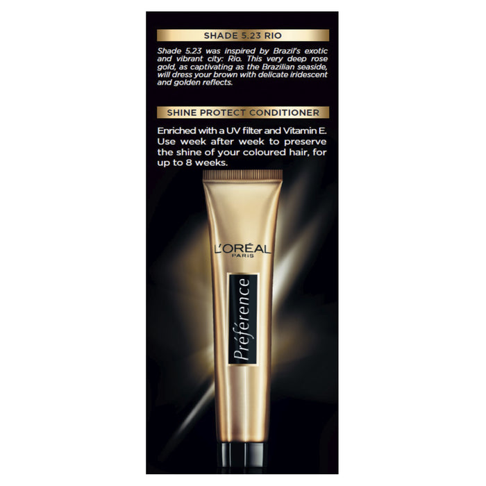 L'Oreal Preference 5.23 Very Deep Rose Gold.