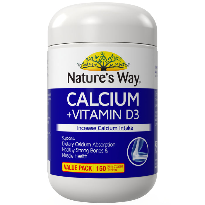Nature's Way Calcium + Vitamin D 150 Tablets