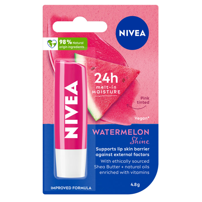 Nivea Lip Care Watermelon Shine 4.8g.