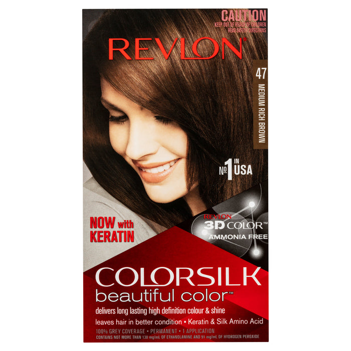 Revlon Colorsilk 47 Medium Rich Brown.
