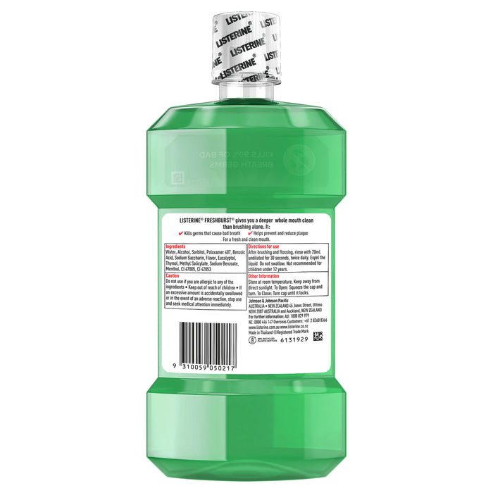 LISTERINE® Mouthwash Fresh Burst 500mL.