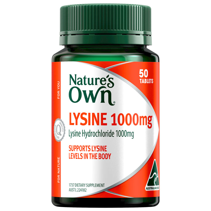 Nature's Own Double Strength Cold Sore Relief 50 Tablets