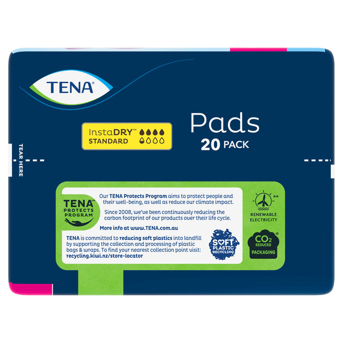 TENA Pads Instadry Standard 20 Pack