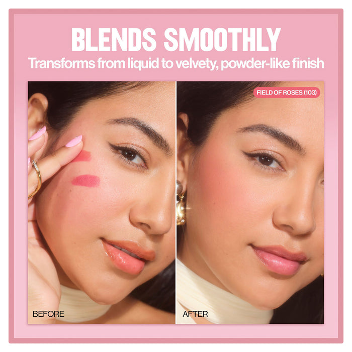 Revlon Glimmer Blush Drops Field Of Roses