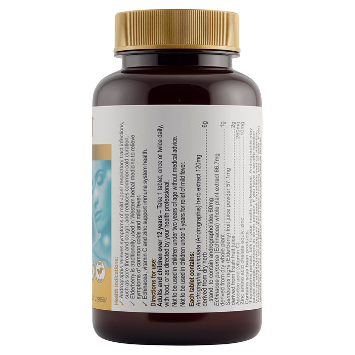 Herbs Of Gold Cold & Flu Strike 60 Tablets.