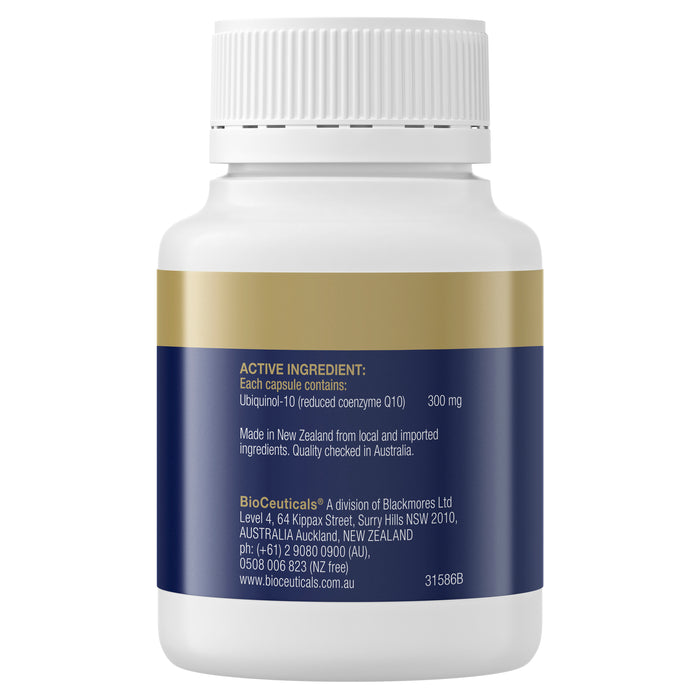 Bioceuticals Ubiquinol Bioactive 300mg 30 Soft Capsules