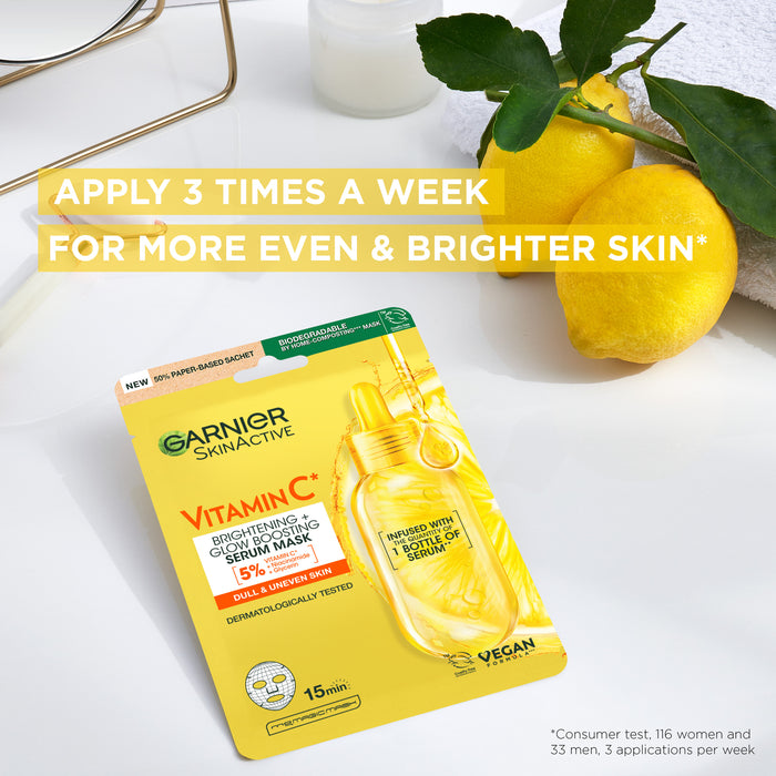 Garnier Skin Active Vitamin C Brightening & Hydrating Sheet Mask