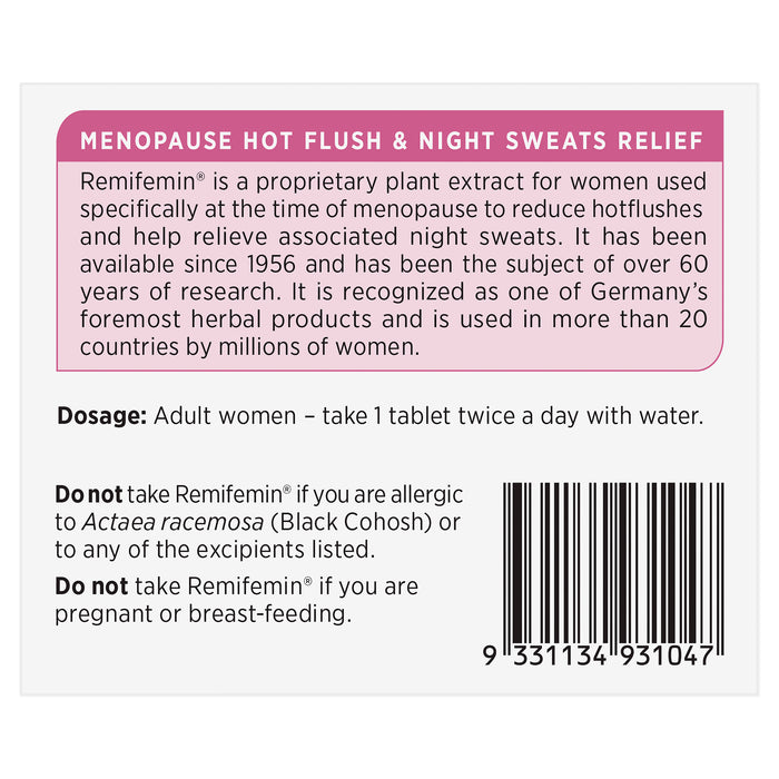 Remifemin Tablets 100.