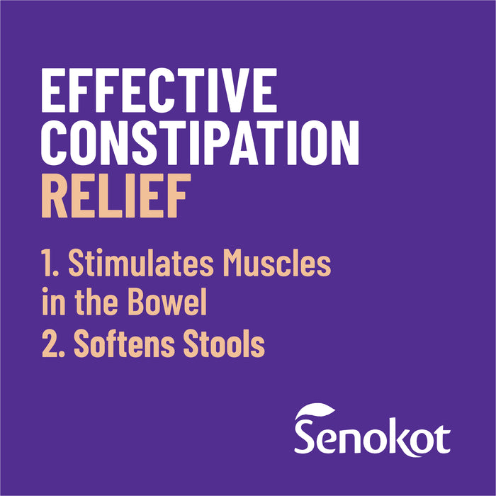 Senokot Dual Action 90 Tablets.