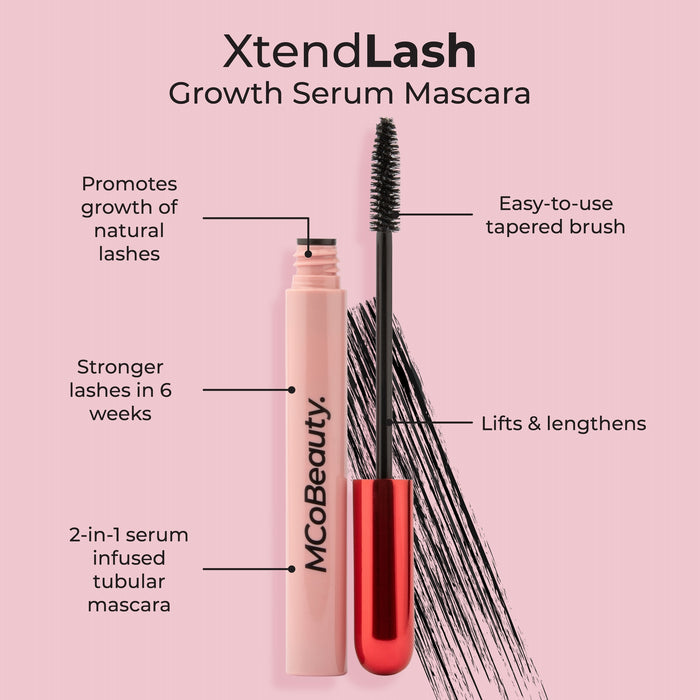 MCo Beauty Xtend Lash Growth Serum Mascara.