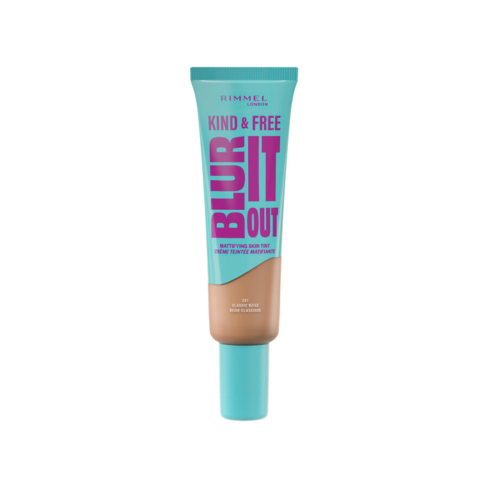 Rimmel Kind & Free Blur It Our Mattifying Skin Tint 201 Classic Beige