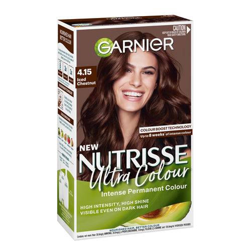 Garnier Nutrisse 4.15 Iced Chestnut Mohogany Ash Brown