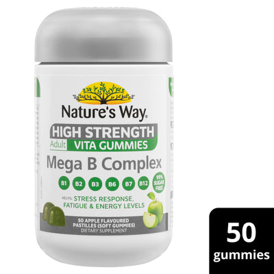 Nature's Way Adult Vita Gummies Mega B Complex 50 Gummies