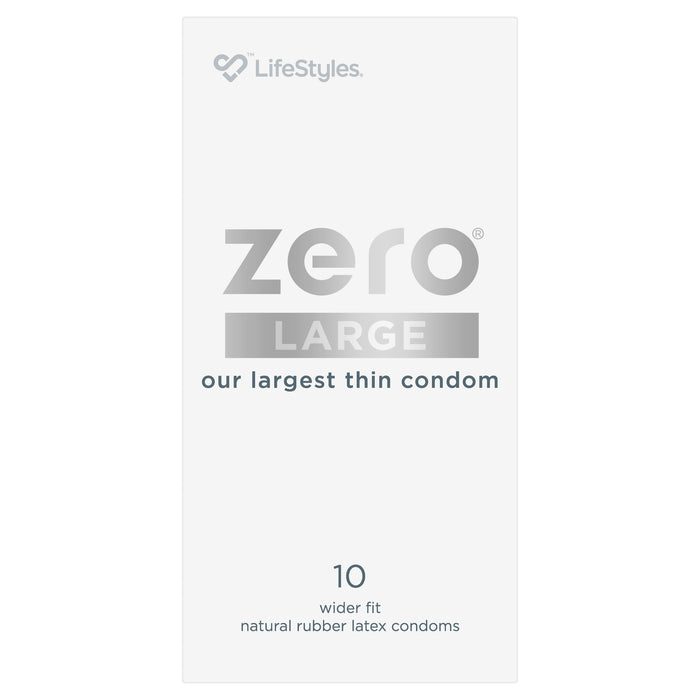 Ansell Lifestyles Condoms Zero Large 10 Pack