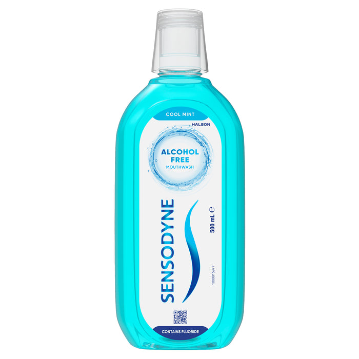 Sensodyne Mouthwash Cool Mint 500ml.