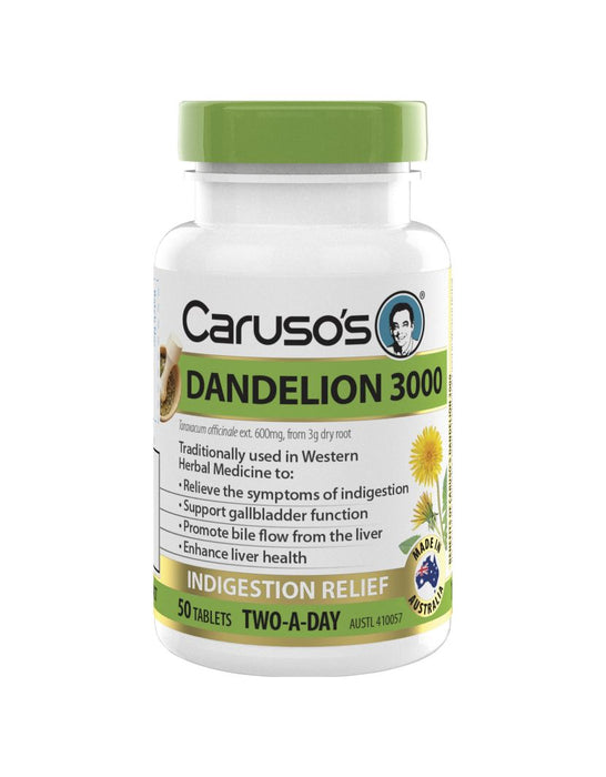 Caruso's Herbal Dandelion 3000 Tablets 50