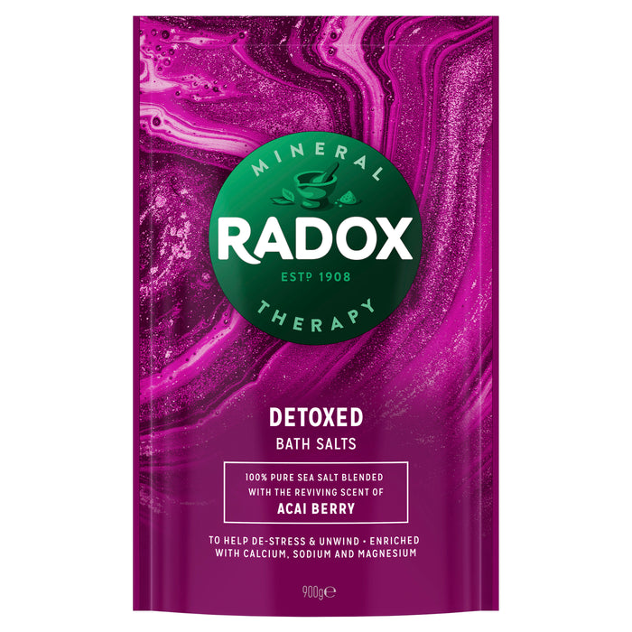 Radox Bath Salts Detoxed Bath Therapy Acai Berry
