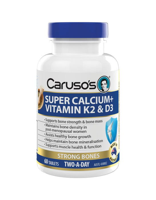 Caruso's Calcium + K2 + D3 Tablets 60