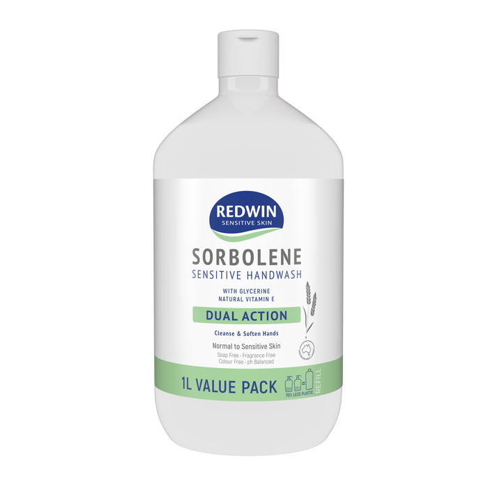 Redwin Sorbolene Sensitive Hand Wash 1 Litre