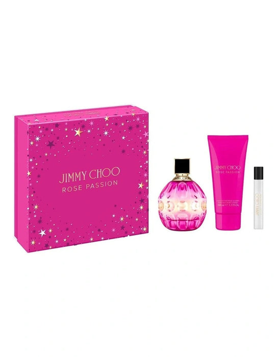 Jimmy Choo Rose Passion 3 Piece Gift Set 100ml EDP